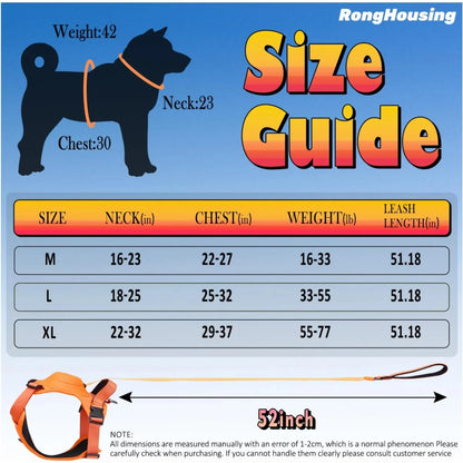 QuickFit Adjustable Dog Harness & Leash